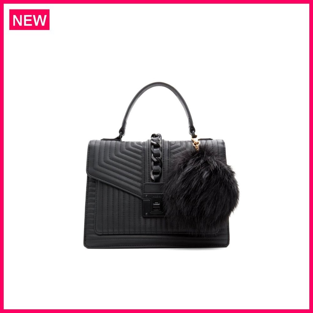Medium Top Handle Bag Synthetic Material Everyday Casual Handbag